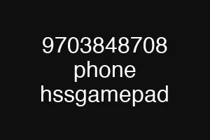 9703848708 phone hssgamepad